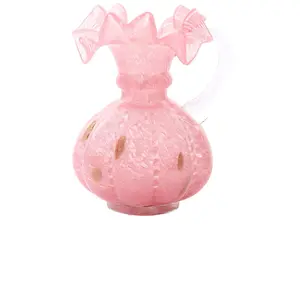 Noon & Moon Rosy Dawn Ruffled Vase Small