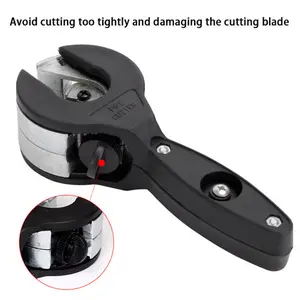 SnapFixMate Ratcheting Tubing Cutter, Copper Pipe Cutter, Tubing Cutter 1/4" To 7/8", 2 in 1 Close Quarters Tube Compact Cutter, Ratcheting Pvc Cutter for Cutting Pvc, Ppr, And Plastic Hoses (Black),TikTokShopBlackFriday