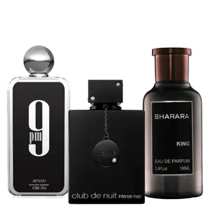 Bhrarah king + 9pm+ club de nuit Black By Afnan - Fragrance Gift Bundle