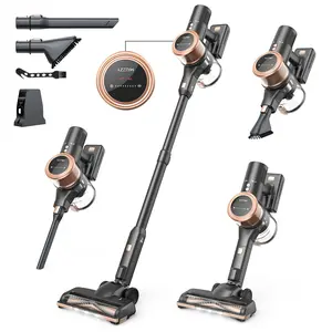 【LIVE ONLY New Arrival】MIUZZY M245, Cordless Vacuum Cleaner, Brushless Vacuum Cleaner with Touch Screen, Up to 50 Mins Runtime, Lightweight Vacuum for Carpet, Home Hardwood Floor and Pet Hair