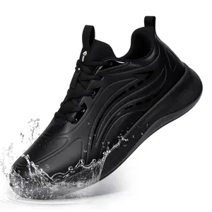 Non-Slip Waterproof Work Shoes for Men, Lightweight Comfortable Sneakers for All-Day Standing & Wet Floors