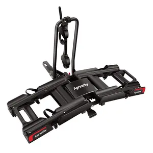 Agreatby 2-Bike Hitch Bike Rack with Ramp - Fat Tire Bike Rack Hitch, XXL Wheel Straps, Lockable, Foldable & Tiltable - Fits 2" Receivers on Cars, SUVs, Trucks, Trailers - No Installation Needed Tire Electric Bike with Cruise Control Retro motorcycle