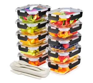 Sorbus Glass Meal Prep Containers with AirtightLids 10-Pack
