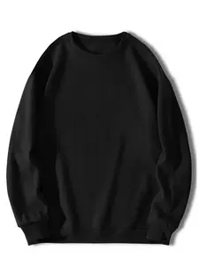 Men's Solid Round Neck Sports Sweatshirt, Athletic Sports Clothing, Regular Fit Casual Long Sleeve Pullover for Spring & Fall, Men's Sportswear for Daily Wear