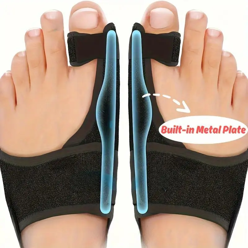 Orthopedic Bunion Toe Corrector for Hallux Valgus Pain Relief, Adjustable Splint for Breathable Day & Night Support, Breathable Toe Corrector, Beauty Products, Two Pieces