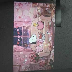 HY300Pro+ Mini Projector with 290ANSI Lumens Auto Keystone Correction Dual-Band WiFi6 & Bluetooth 5.4 Android 14 1280x720P 4K Decode  for Home Cinema Portable Movie Theater Gift - Audio 4K/1080P Support