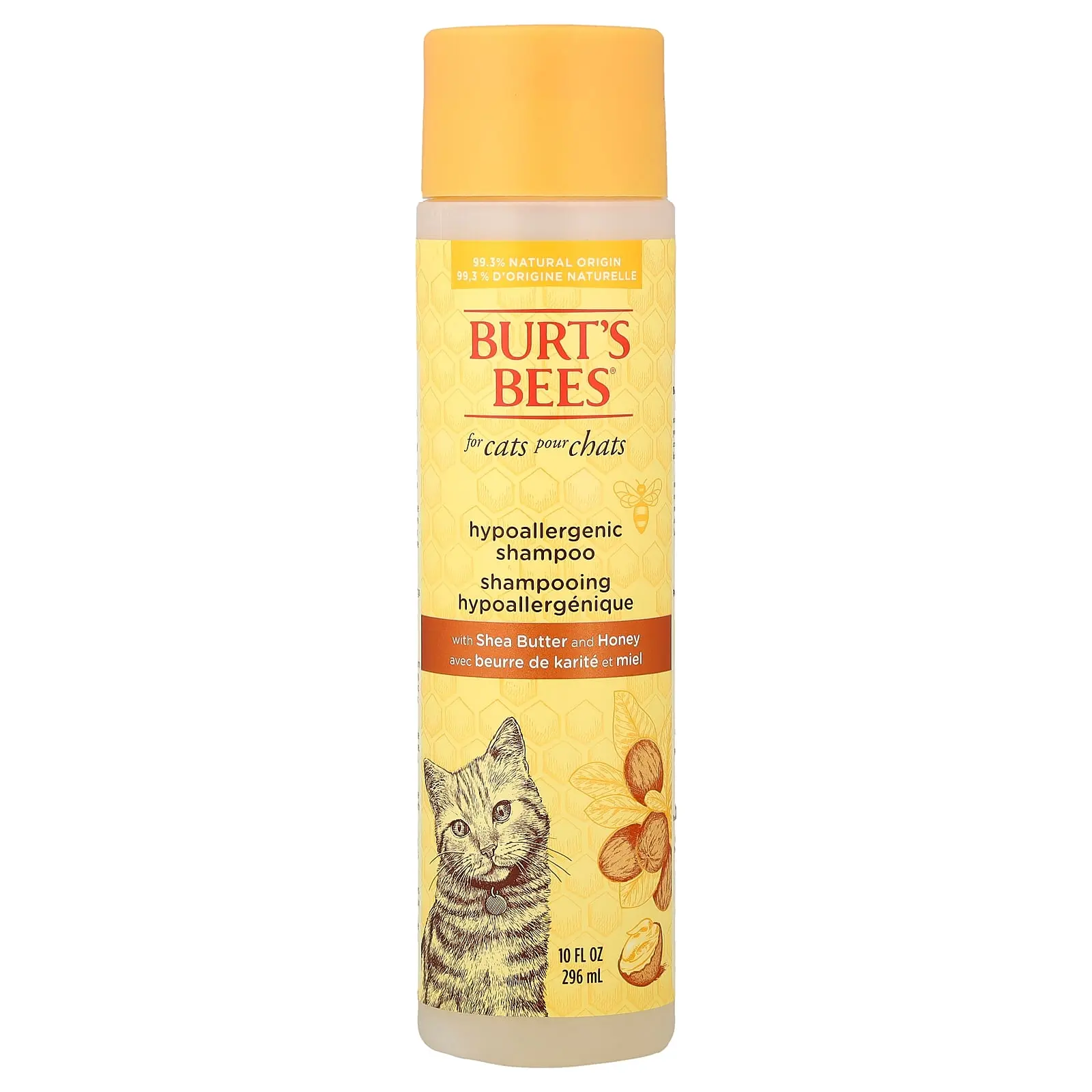 Burt's Bees Hypoallergenic Shampoo with Shea Butter & Honey, For Cats, 10 fl oz (296 ml) Burt's Bees Hypoallergenic Shampoo with Shea Butter & Honey, For Cats, 10 fl oz (296 ml)