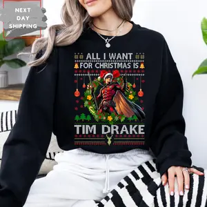 Tim Christmas Shirt Fashion Cotton, Full Colors, Full Sizes, For Men, For Women