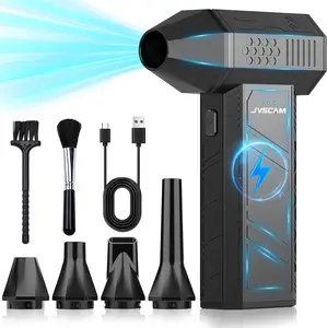 X3 Compressed Air Duster - Electric Air Duster with Brushless Motor,3 Gear Adjustable - mini Snow Blower- Rechargeable Air Duster for PC, Keyboard, Car,Outdoors,Home,Snow and Leaves Clearing