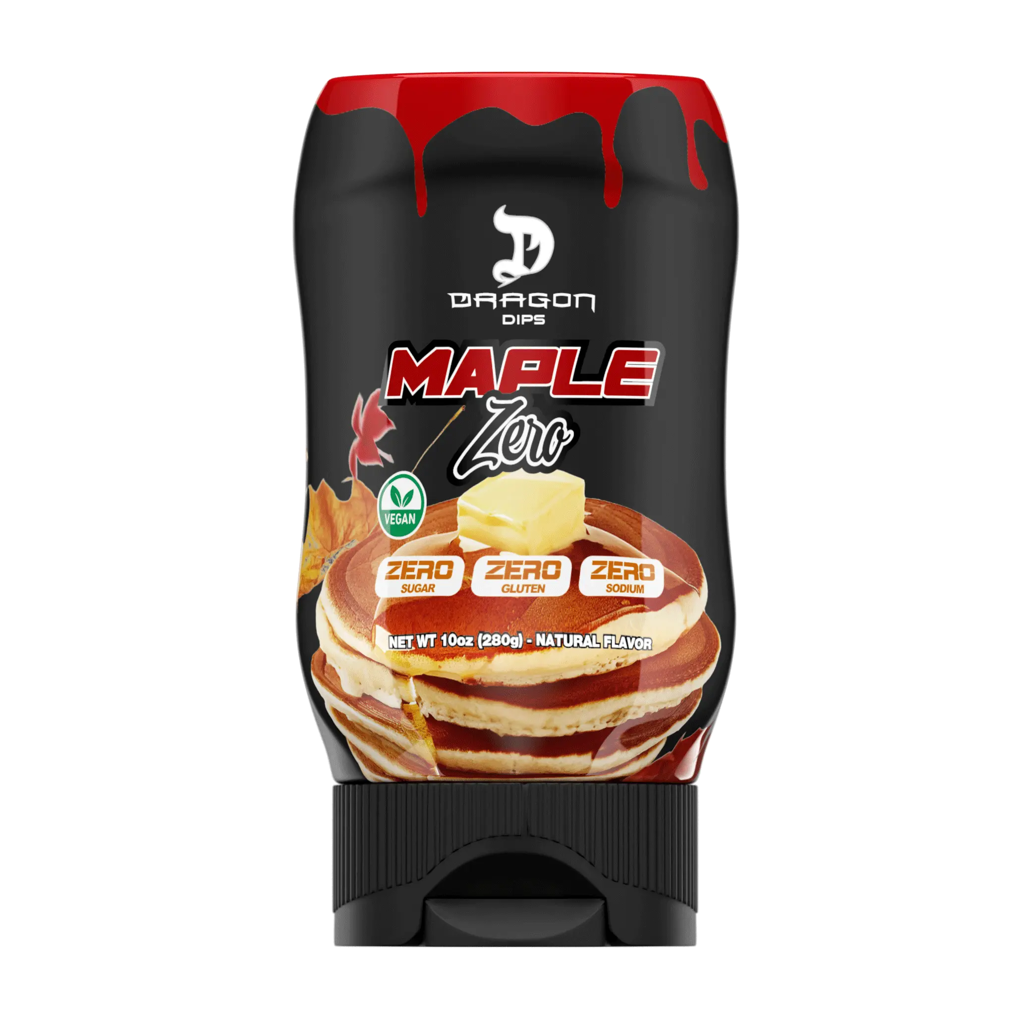 Dragon Dips Maple Zero – Zero Sugar Maple-Style Syrup - 280g