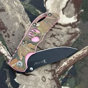 6” Pocket Knife Manual Opening Camping Carving Whittling 2.5” Blade