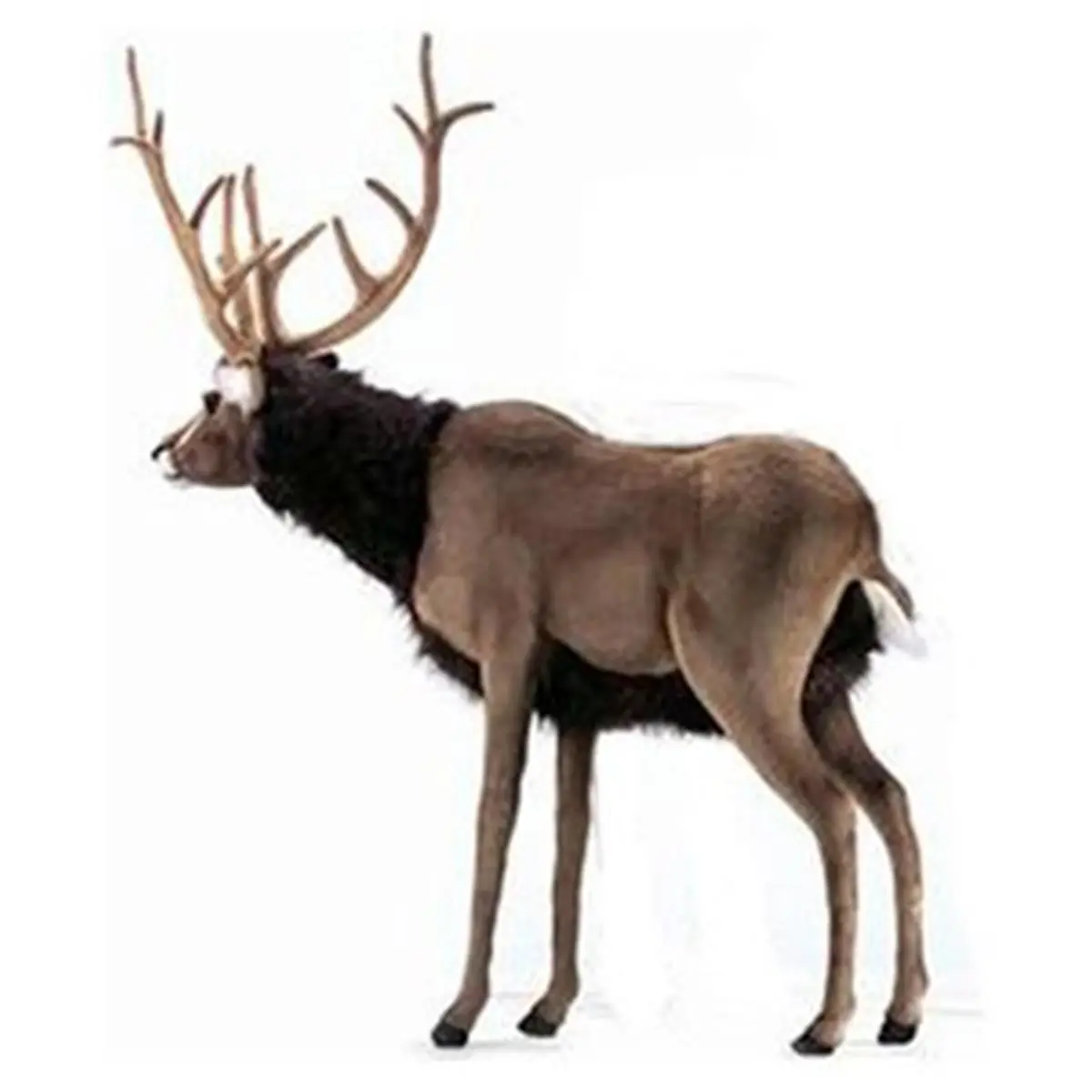212 MAIN 44" Hansa Reindeer Large Plush Toy, Lifelike Design, Soft Plush Material, Detailed Face, Suitable for Ages 5-7 Cat Toy