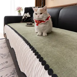 Non-Slip Chenille Sofa Cushion, Pet-Friendly Couch Cover, Sofa Slipcover for Armchairs & Sofas, Home Decor, Easy Clean, Living Room & Bedroom