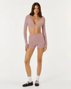 Form Invisible Scrunch Shorts 4" | Rose