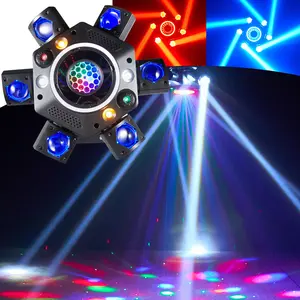 Flashback Events DJ Party Light 120W Six Arm In The Abyss Moving Head King Kong DJ Light for stage KTV events weddings festivals raves clubs bars