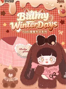 Yomi v3 Warm Winter Series Plush Blind Box  |9+1 Hidden | Cozy Winter Plush Collectible