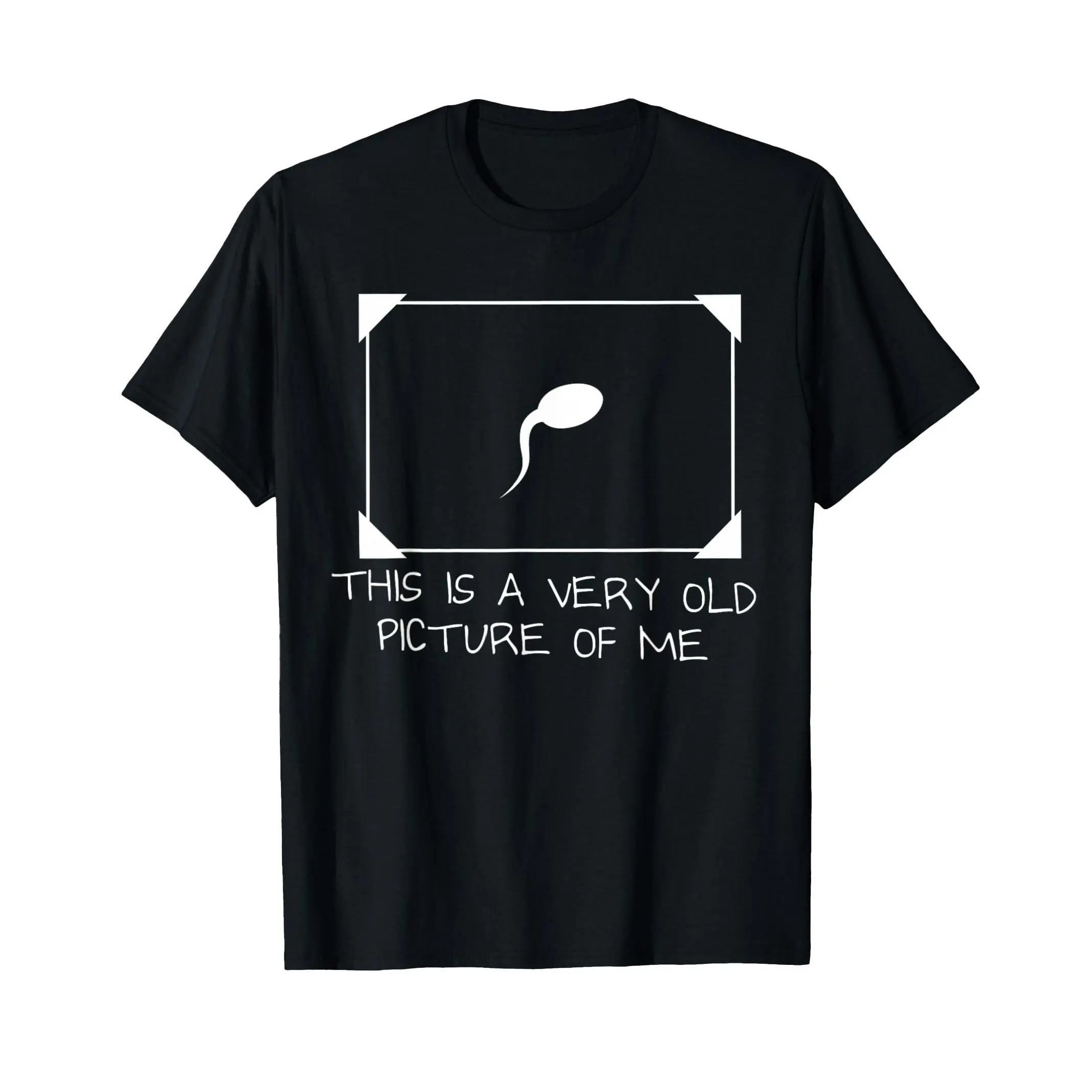 Women's Humor Graphic T-Shirt, Casual Short Sleeve Tee with Sarcastic "Very Old Picture of Me" Quote and Unisex Cut, Tshirt, Humor Graphic Tee, All Seasons, Round Neck