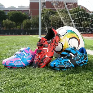 Unisex Kid's Non Slip Football Cleat With Spikes, Professional Comfy Outdoor Breathable Soccer Cleats & Shoes For Training Competition