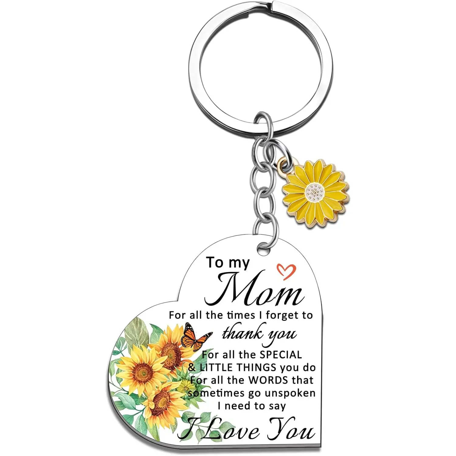 Mom Gifts for Mother Mothers Day Gift from Daughter Son Best Mom Ever Keychain Birthday Valentines Day Gift Ideas for Mama Mother Keyring