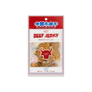 CHINESEBRANDBEEFJERKY Hot Flavor Beef Jerky 42.52g