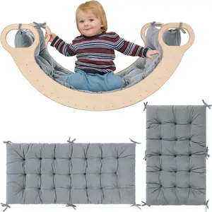 Cushion for Climbing Arch for Kids, Premium Climbing Set Cushion, Arch Cushion Floor Cushion Toddler Nap Mat(43 * 20 * 3inch,Gray)
