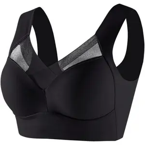 Bras for Older Women Lushfitting Powerful Push-Up Seamless No Underwire Anti Sagging Bra with Full Support and Lift