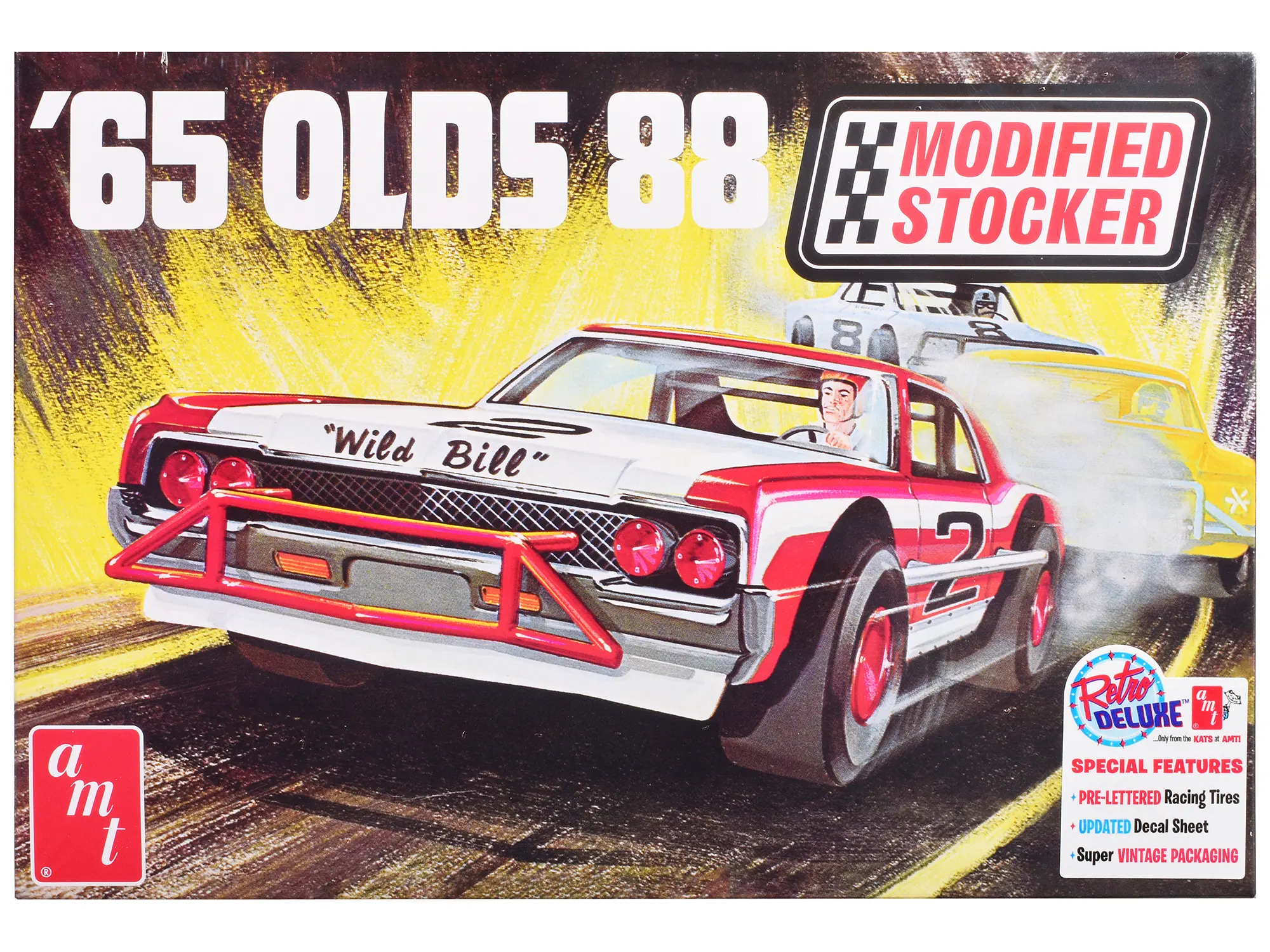 Skill 2 1965 Oldsmobile 88 " Modified Stocker " 1/25 Plastic Model Kit by AMT