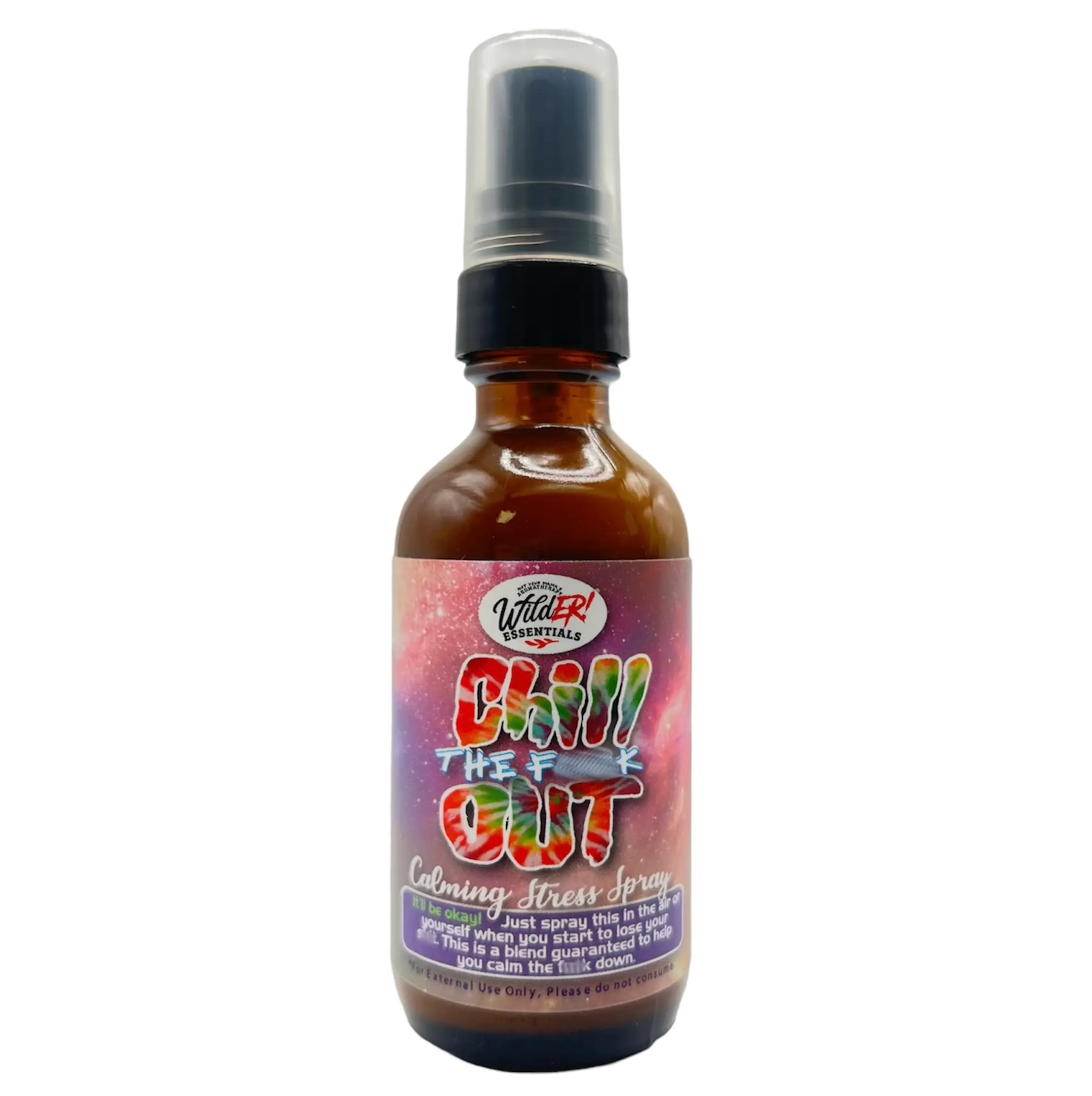 WildER Essentials - Chill The f Out - Essential Oil calming spray made in The USA with organic witch hazel and pure essential oils