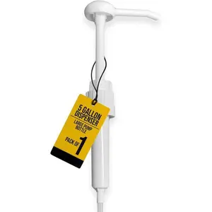 5 Gallon Bucket Pump Dispenser – Heavy-Duty Pump for Laundry Detergent, Soap, Fabric Softener, Degreaser, Oil & More – Fits 1.5" Cap (1-Pack)