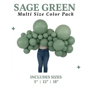 Sage Green  Balloon Pack with Optional Add-Ons