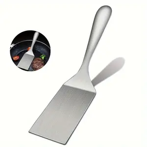 Small Stainless Steel Spatula, Grill Turner Spatula, Grill Turner, Stainless Steel Small Frying Shovel, Mental Cooking Shovel, Steak Shovel, Pancake Special Tool, Utensils, Kitchen Cooking Accessories
