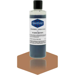 AmeriColor, Warm Brown, 9 Ounce, AmeriMist Airbrush Food Coloring