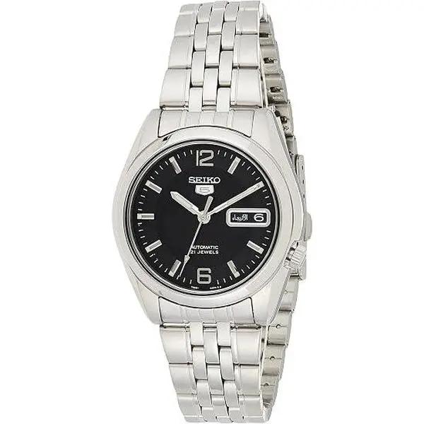 Seiko Series 5 Automatic Black Dial Mens Watch SNK393 SNK393K1