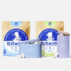 Blueland Dishwasher & Laundry Detergent Tablet Duo, Mineral & Plant-Based, Plastic-Free Cleaning Tablets for Dishes & Clothes