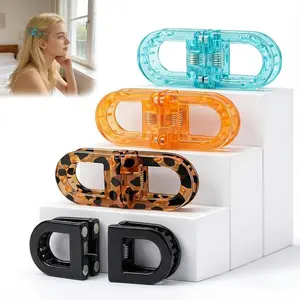 2/4Pcs Smart Magnetic Hair Clips - Strong Hold No-Slip Instant Clip Fashion  Easy-Clip Hair Accessories for Women with Fine Thick or Curly Hair -Easy Everyday Hairstyles