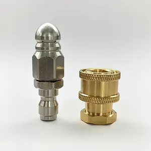 2025 Sewer Cleaning Tool with High-pressure Nozzle & Drain Augers for Efficient Pipe Unclogging Hair & Toilet Clog Removal Dredging & Cleaning