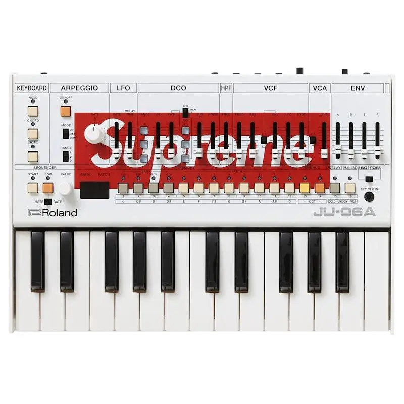 Supreme Roland JU-06A Synthesizer White by StockX