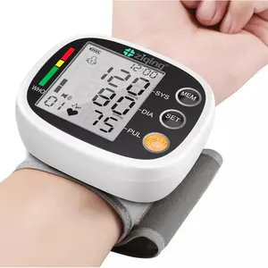 Wrist BP Monitor with LCD Screen, Adjustable Cuff & Heart Rate Sensor Wrist BP Monitor with LCD Screen, Adjustable Cuff & Heart Rate Sensor