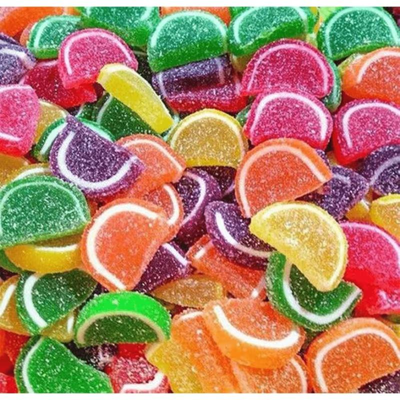 Fruit Slices Candy Sweet Chewy & Bursting with Flavor Sour Tutti Frutti Assorted Gummy Mix for Parties & Movie Nights