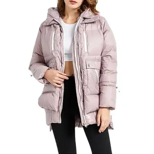Orolay Outwear Women's Thickened Winter Down Coat , Windproof Hooded Puffer Jacket for Warmth and Flexibility