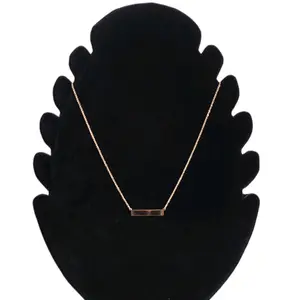 Silver 925 Gold Plated Bar Necklace