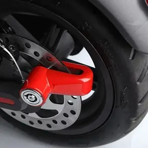 2PCS Heavy Duty Aluminum Alloy Bike Disc Brake Locks, Anti Theft U Lock for Mountain Bikes Motorcycles Electric Scooters and Tricycles, Corrosion Resistant Portable Security Lock