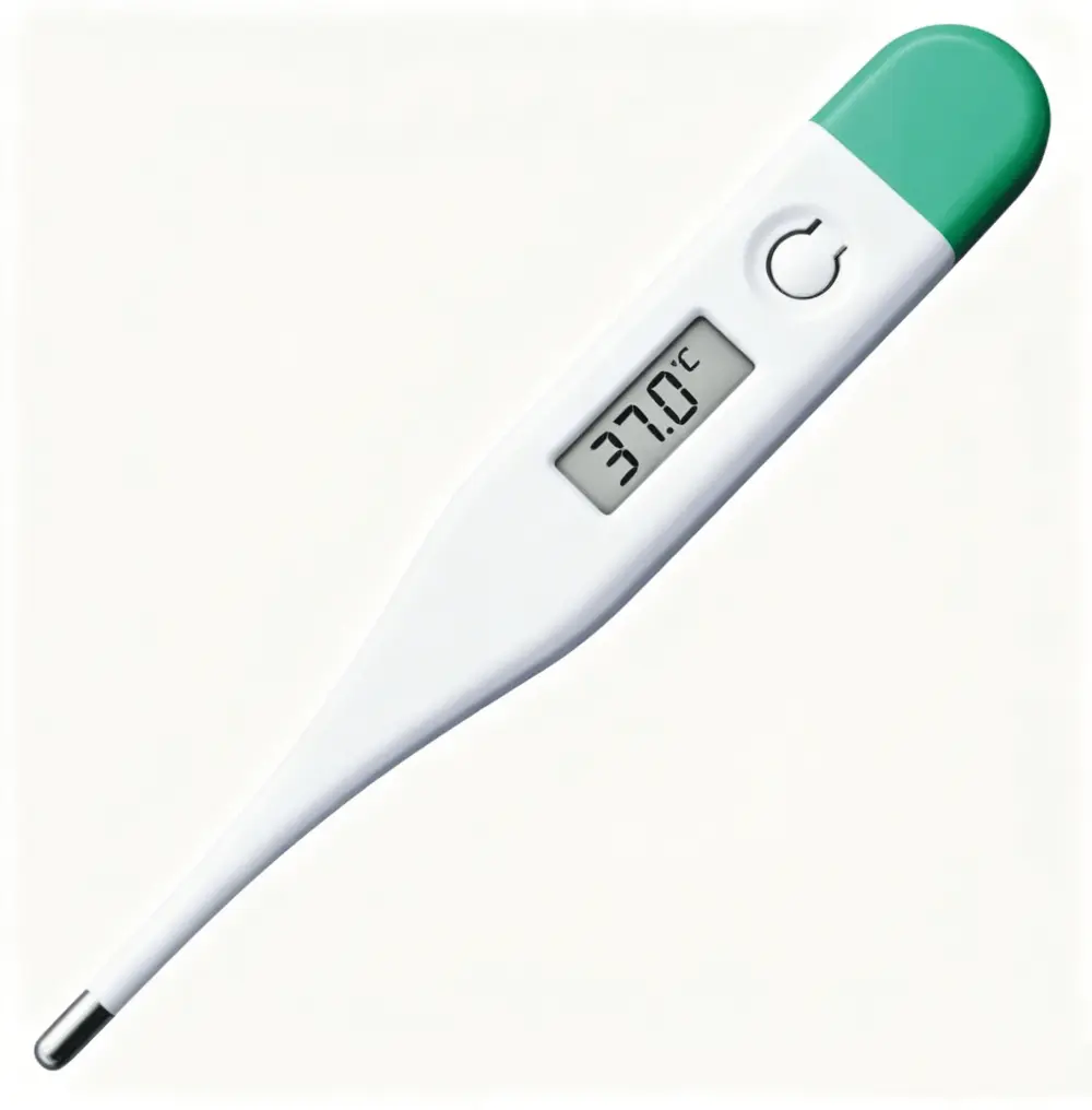 Multifunctional Portable Waterproof Lightweight Digital Thermometer for Adults - Battery-Powered, Fast Accurate Reading Healthcare Device with Fever Alarm, Disposable Protective Covers for Health Monitoring
