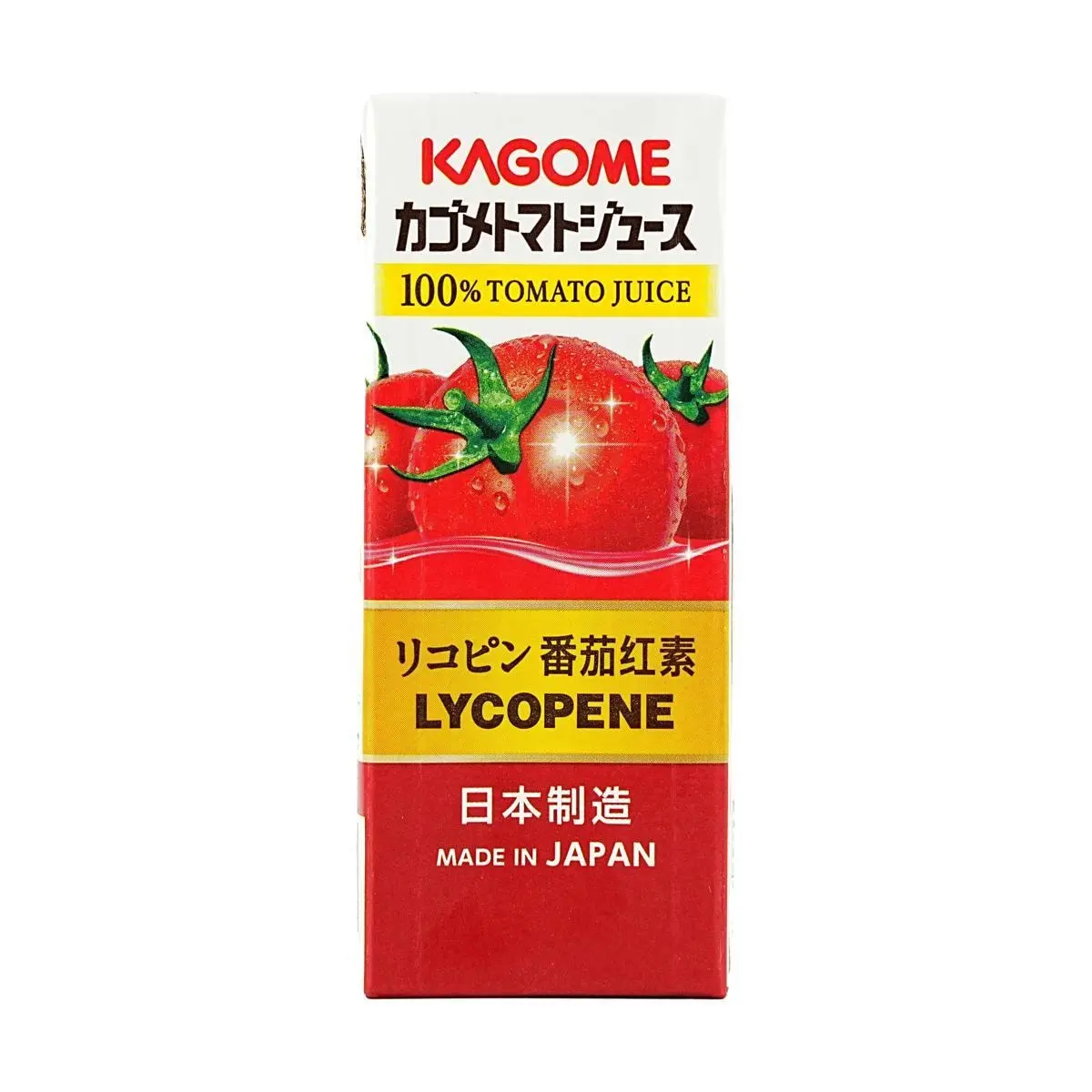 Kagome 100% Pure Tomato Juice 200ml - Authentic Japanese Vegetable Drink