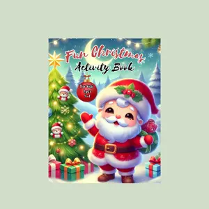 Fun Christmas Activity Book For Kids Ages 4-8: Coloring Pages, Dot Markers, Match the Shadow, Mazes and More