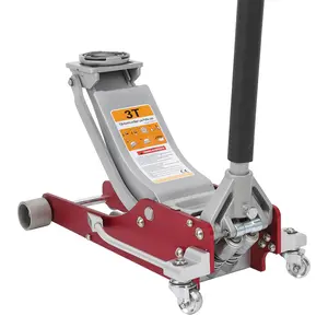 3 Ton Low Profile Hydraulic Floor Jack – Heavy Duty Q235B Steel Construction – Dual Pump Quick Lift, 3-19.5 in Lift Range – Professional Trolley Jack for Car, SUV, Truck Repair, Blue, Car Tools