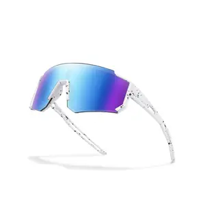Youth Windproof Baseball Sunglasses, Kids Outdoor Sports Glasses, Unisex Mirrored Lens Eyeglasses, Suitable for Cycling, Fishing and Hiking, Sports Eyewear