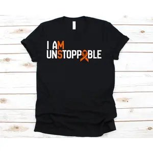 Men's Multiple Sclerosis Awareness Graphic T-Shirt - Short Sleeve Crew Neck Regular Fit Casual Wear | Soft & Breathable Fabric, Durable Print, Everyday Comfort, Machine Washable, minimalist and motivational product display on a wooden background