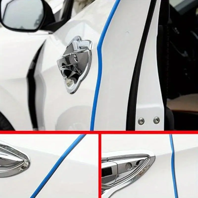 5m Type Universal Car Door Protection Edge Guards Trim Styling Moulding Strip Rubber Scratch Protector For Car Auto