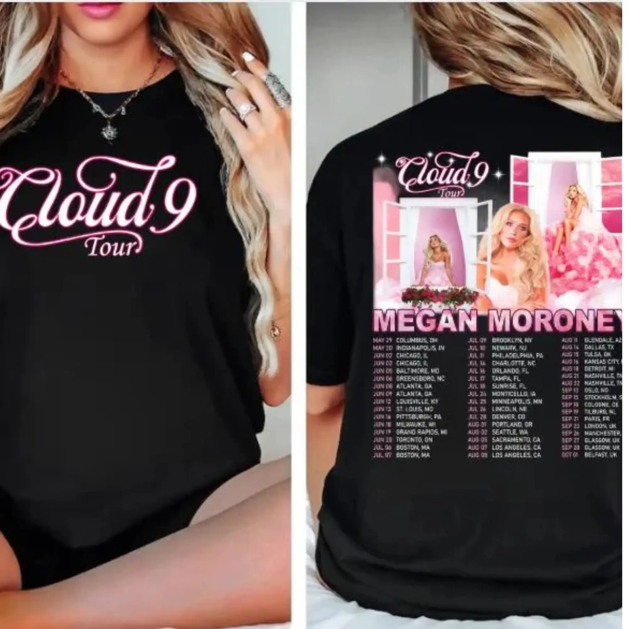 Megan Moroney Shirt Cloud 9 Shirt The Cloud 9 Tour 2026 Hoodie Country Music Gift for Fans Men Women